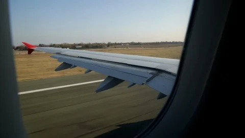 Plane Taking Off From Runaway 動画素材 98759952
