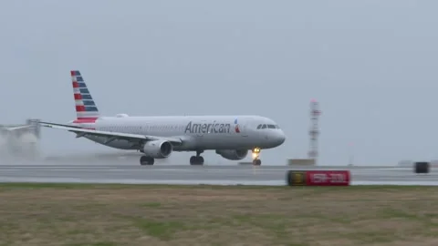 Plane Taking off from Tarmac Stock Footage 146995401