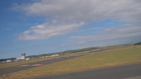 Plane taking off view looking out of window Seq A Pt5 of 17 Stock Footage 240739202