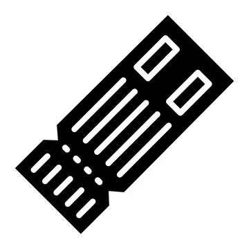 Plane ticket Vector Icon Design Illustration Stock Illustration