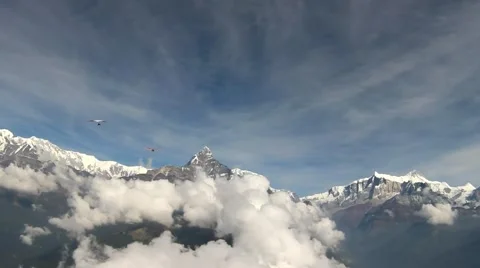 Plane tows the glider Stock Footage 59785210