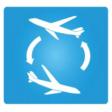 Plane transfer Stock Illustration