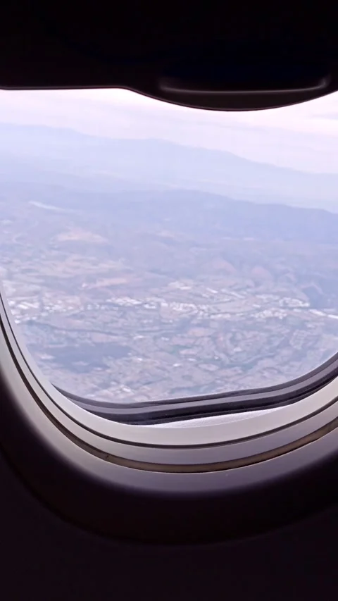 Plane Turbulence on Commercial Flight Stock Footage 317893509