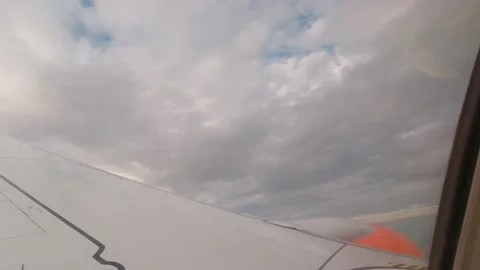 Plane Is Turning In The Sky Stock Footage 157391390