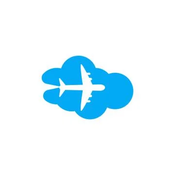 Plane vector graphic design illustration Stock Illustration