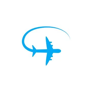 Plane vector graphic design illustration Stock Illustration