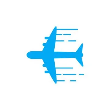 Plane vector graphic design illustration Stock Illustration