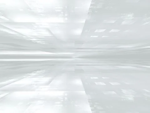 Plane white background with straight lines - 3d illustration Stock Illustration