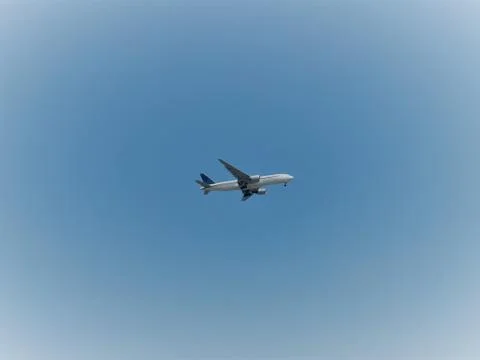 The plane white border Stock Photos