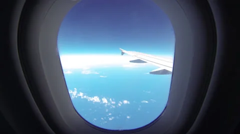 Plane widow dolly to window Stock Footage 35265080