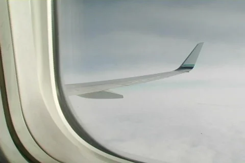 Plane window 5 Stock Footage 490504