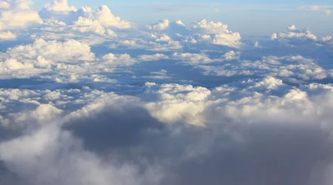 Plane window view of clouds Stock-Footage 39117351