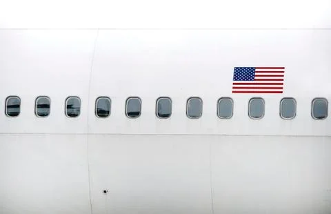 Plane windows Foto stock