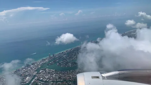 Plane Wing and Clouds HD Stock Footage 172537535