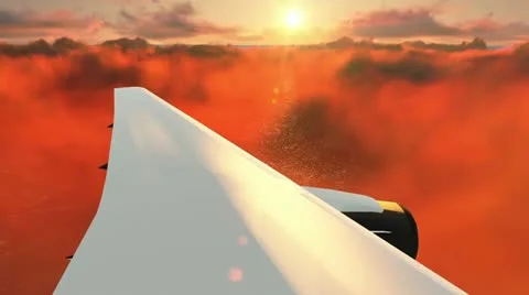 Plane Wing Stock Footage 20497722