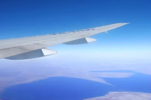 Plane wing Stock Photos