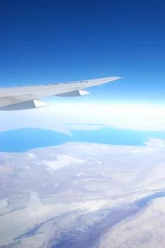 Plane wing Stock Photos