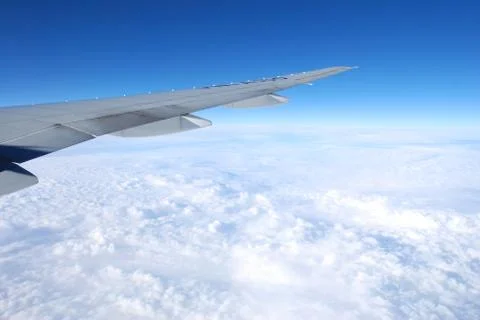Plane wing Stock Photos