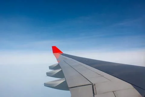 Plane wing Stock Photos