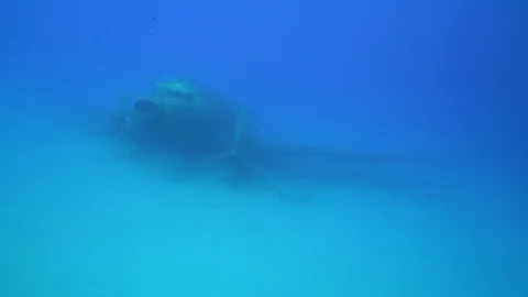 Plane Wreck Stock Footage 124060085