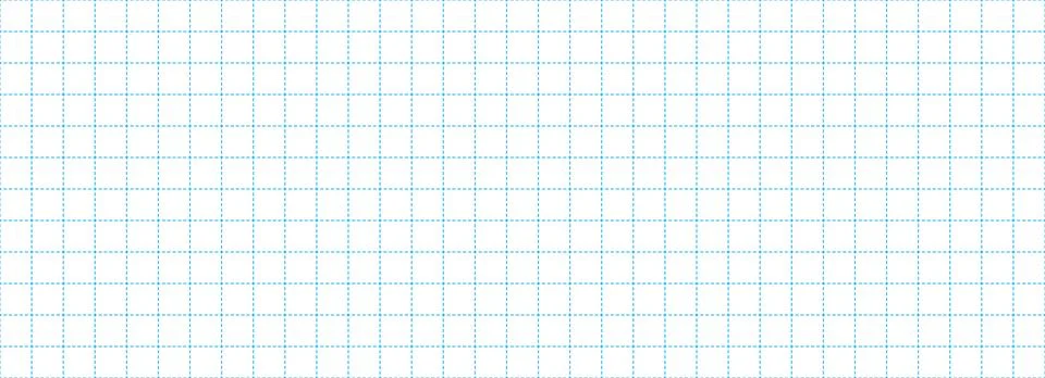 Planer page with dotted square grid. Seamless blue checkered paper pattern Stock Illustration