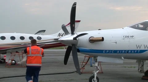 Planes at the airport Video stock 68101235