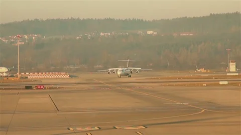 Planes at the airport. Stock Footage 72383727