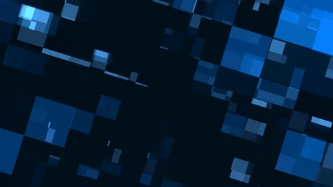 Planes Floating Platforms of Digital Glass Moving Panels Stock Footage 139740110