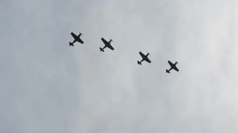 Planes in Formation Stock Photos