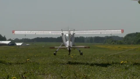 Planes taking off view simmer day Stock Footage 108204085
