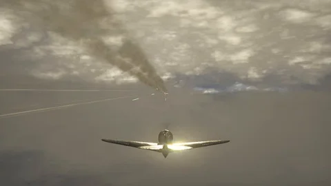 Planes World War II Stock Footage 93006026
