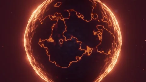 Planet 3d realistic render Vidéo 248717596