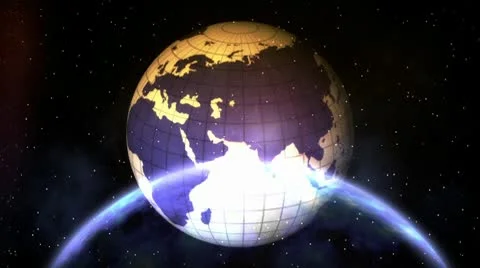 Planet and Space Stock Footage 10680923