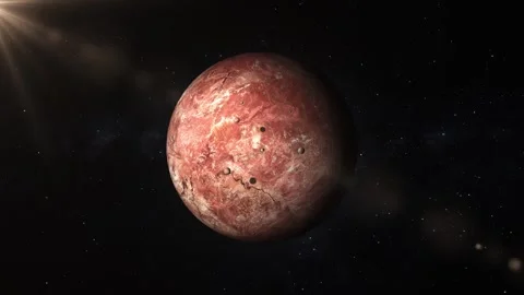 Planet Animated Background Video Stock Footage 264980164