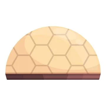 Planet base icon cartoon vector. Future mars Stock Illustration
