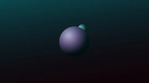 Planet Cartoon In Space Animation Background Stock Footage 125268371