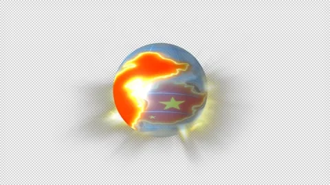 Planet china alpha Stock Footage 261401492