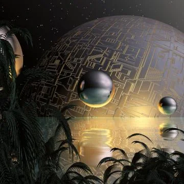 Planet code Stock Illustration