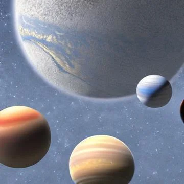 Planet Collection Ilustração Stock