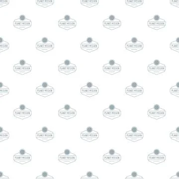 Planet concept pattern vector seamless Stock Illustration