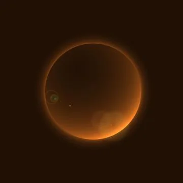 Planet cosmic space Stock Illustration