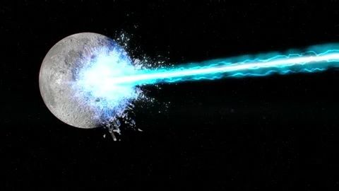 Planet Cracker with Stars Stock Footage 301522192
