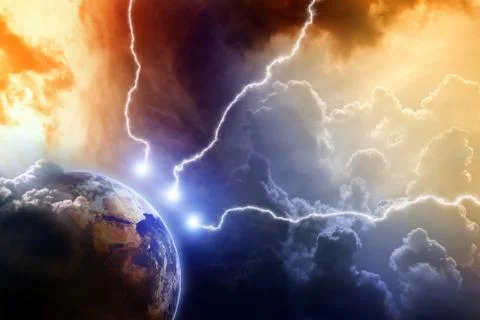 Planet in danger イラスト素材