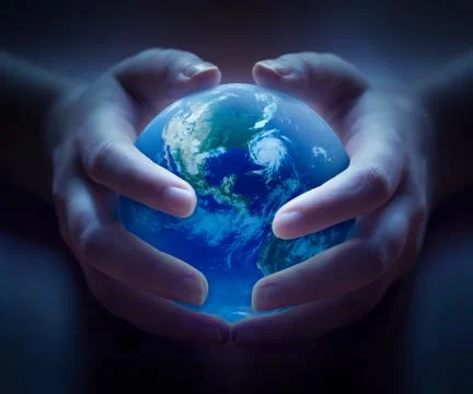 Planet in the dark Stock Illustration