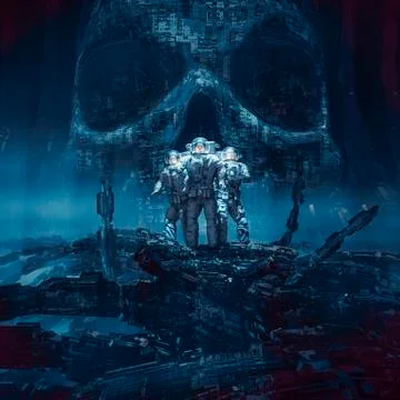 Planet of doom Illustrazione stock