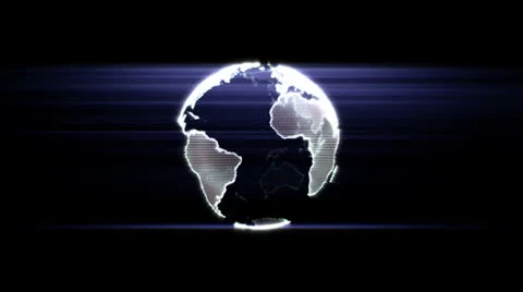Planet Earth 3D 001 - Infusion Subtle - White - 24 fps 스톡 동영상 24174361