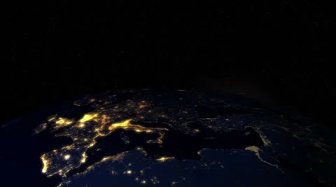Planet Earth 3D 009 - 24 fps Video stock 24520244