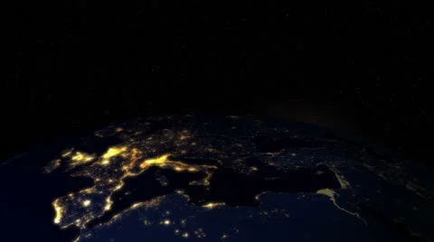 Planet Earth 3D 009 - 60 fps Video stock 24578774