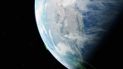 Planet Earth 4K Space Flight Stock Footage 236840012