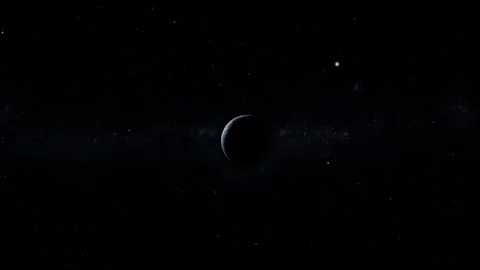 Planet earth and moon in space solar system Stock Footage 336261116